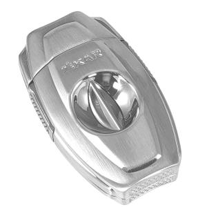 XIKAR VX Metal V-Cut Cigar Cutter - Silver