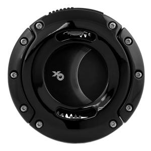 XiKAR XO Cigar Cutter - Gloss Black with Black Blades