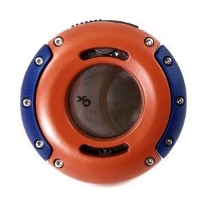 XIKAR XO Cigar Cutter - Chopper Orange with Gunmetal Wings