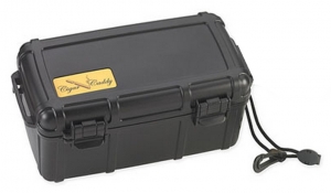 Cigar Caddy 3540 - Black 15 Cigar Travel Humidor