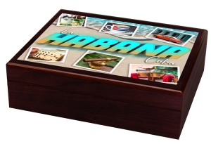The Classic 20 Cigar Humidor - Mahogany