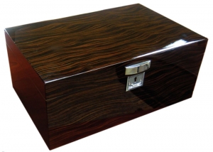 The Princeton Ebony 125 Cigar Humidor Prestige Import