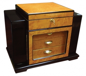 BACCUS Cigar HUMIDOR - Holds up to 200 Cigars