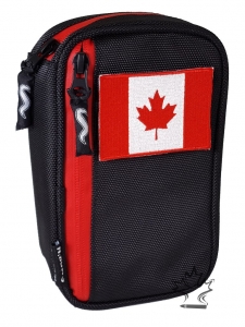 Smok'n Gear 656 Cigar Case - Black with Red Zipper