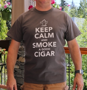 Keep Calm And Smoke A Good Cigar T-Shirt