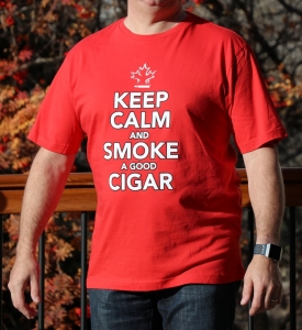 Keep Calm And Smoke A Good Cigar T-Shirt