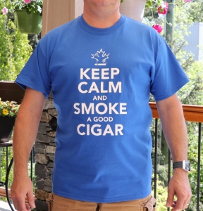 Keep Calm And Smoke A Good Cigar T-Shirt