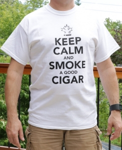 Keep Calm And Smoke A Good Cigar T-Shirt