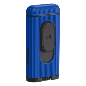 XiKAR Hedron Hybrid Flame Lighter - Blue & Black