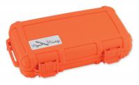 Cigar Caddy 3400-R Blaze Orange 5 Cigar Travel Humidor