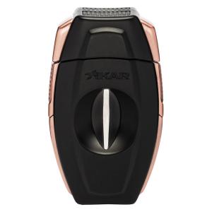 XiKAR Flip Dual Cigar Cutter - Black & Bronze
