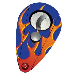 XiKAR Xi2 Hot Rod Cutter - Blue with Orange Flames