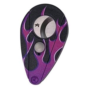 XiKAR Xi2 Hot Rod Cutter - Black with Purple Flames