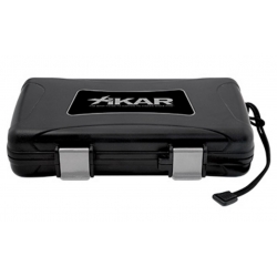 XIKAR 5 Cigar Travel Humidor Black