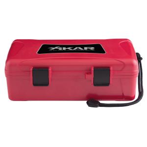 XiKAR 10 Travel Humidor - Red