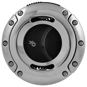 XiKAR XO Cigar Cutter - Polished Chrome with Black Blades