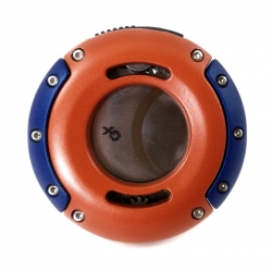 XIKAR XO Cigar Cutter - Chopper Orange with Gunmetal Wings