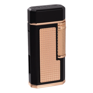 XIKAR Ardore Double Soft Flame - Black & Rose Gold