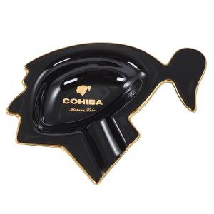 Cohiba "Tainos" Head Individual Ashtray - Black