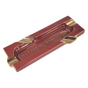 La Casa del Habano "Collectors Edition" Ashtray - Red & Gold