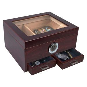 The Chalet 25 Glasstop Kit with Accessory Drawer - Mahogany