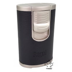 Regal Quad Table Top Lighter - Black