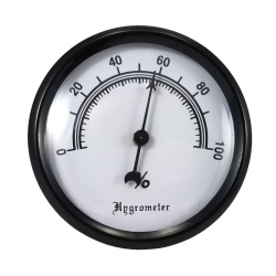Brass Analog Hygrometer - 2 3/4"