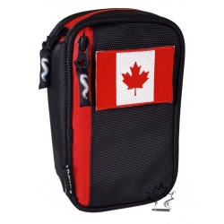 Smok'n Gear 656 Cigar Case - Black with Red Zipper