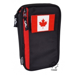 Smok'n Gear 760 Cigar Case - Black with Red Zipper