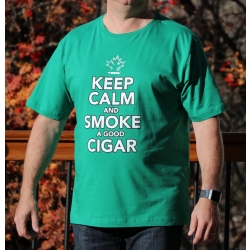 Keep Calm And Smoke A Good Cigar T-Shirt