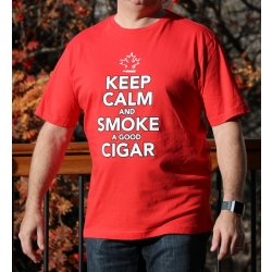 Keep Calm And Smoke A Good Cigar T-Shirt