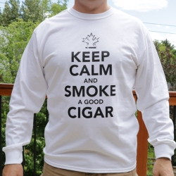 Keep Calm And Smoke A Good Cigar T-Shirt
